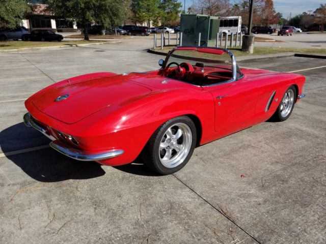 1962 Red Chevrolet Corvette Convertible