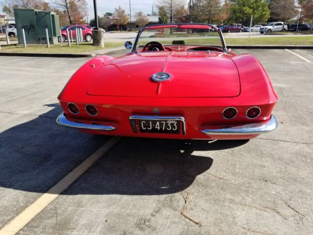 1962 Red Chevrolet Corvette Convertible