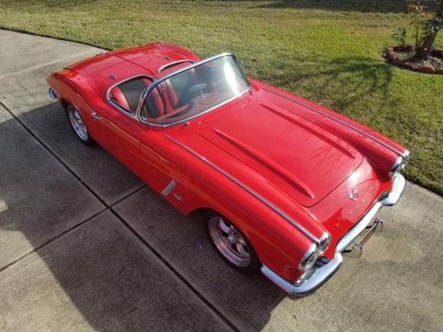 1962 Red Chevrolet Corvette Convertible