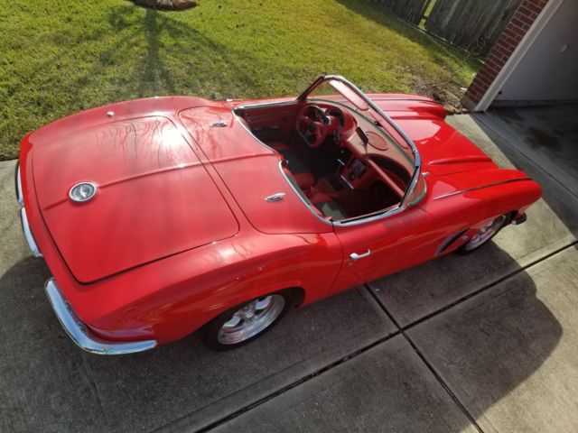 1962 Red Chevrolet Corvette Convertible