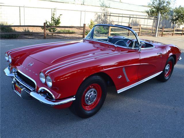 1962 Red Chevrolet Corvette Convertible