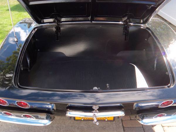 1962 Black Chevrolet Corvette Convertible