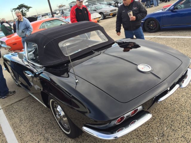1962 Black Chevrolet Corvette Convertible