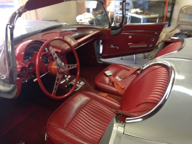 1962 Solid Silver Chevrolet Corvette