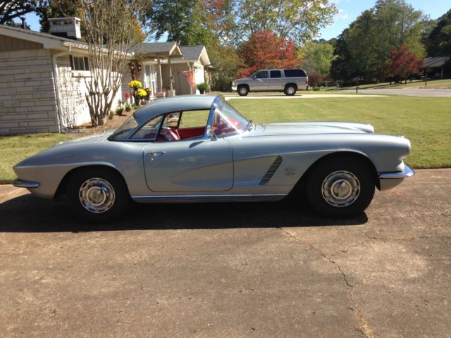 1962 Solid Silver Chevrolet Corvette