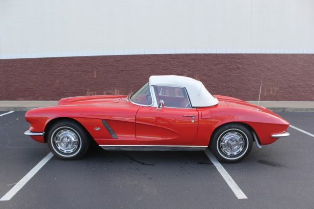 1962 Roman Red Chevrolet Corvette convertible