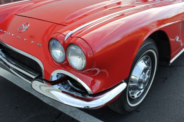 1962 Roman Red Chevrolet Corvette convertible