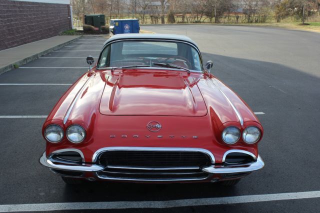1962 Roman Red Chevrolet Corvette convertible