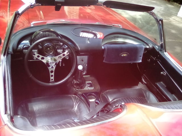 1962 Red Chevrolet Corvette Convertible