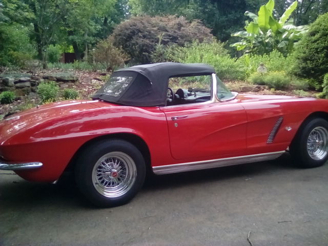 1962 Red Chevrolet Corvette Convertible