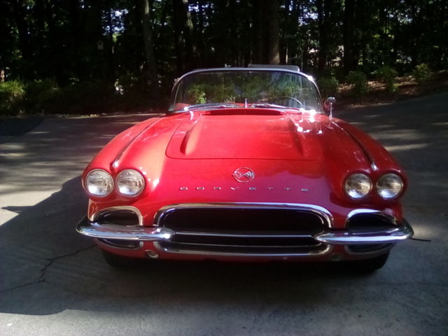 1962 Red Chevrolet Corvette Convertible