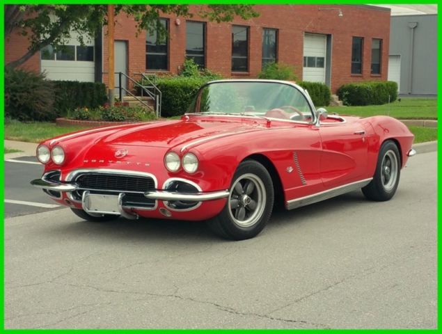 1962 Red Chevrolet Corvette Convertible