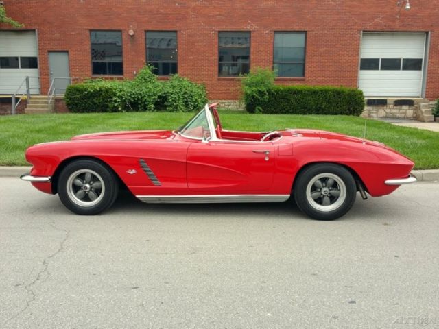 1962 Red Chevrolet Corvette Convertible