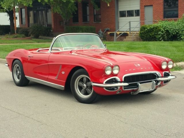 1962 Red Chevrolet Corvette Convertible