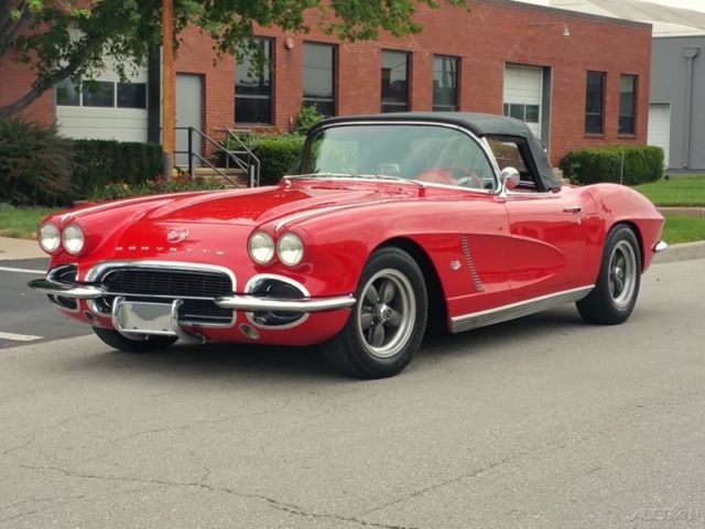 1962 Red Chevrolet Corvette Convertible