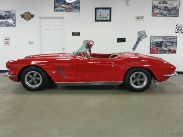 1962 Red Chevrolet Corvette Convertible