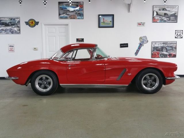 1962 Red Chevrolet Corvette Convertible