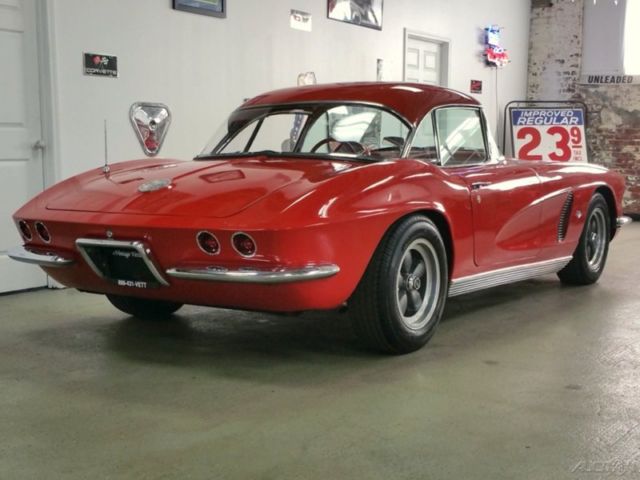 1962 Red Chevrolet Corvette Convertible