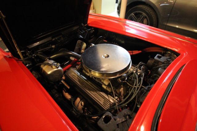 1962 Red Chevrolet Corvette #'s Matching 327 340 HP
