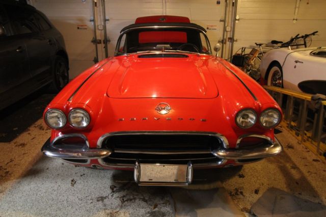 1962 Red Chevrolet Corvette #'s Matching 327 340 HP