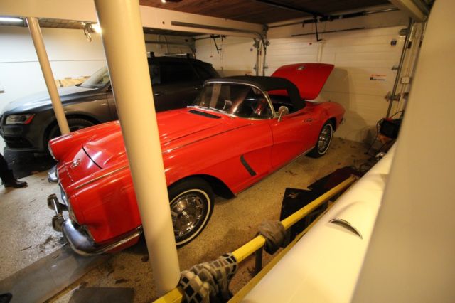 1962 Red Chevrolet Corvette #'s Matching 327 340 HP