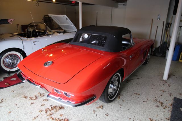 1962 Red Chevrolet Corvette #'s Matching 327 340 HP