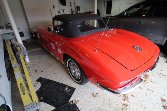 1962 Red Chevrolet Corvette #'s Matching 327 340 HP