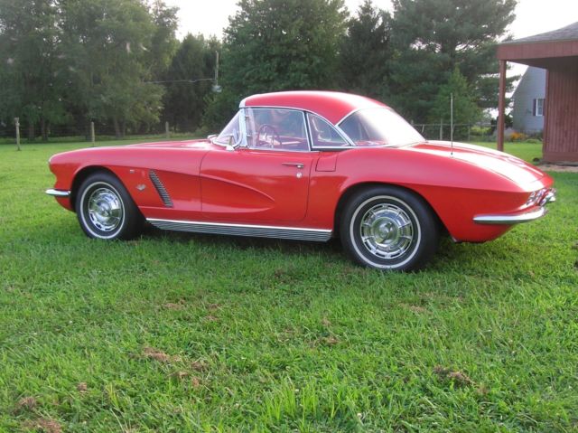 1962 Red Chevrolet Corvette Convertible