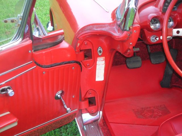 1962 Red Chevrolet Corvette Convertible