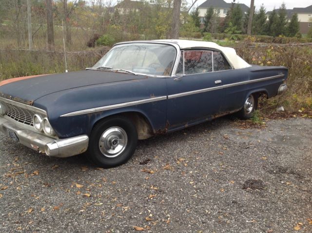1962 Blue Dodge Polara Convertible