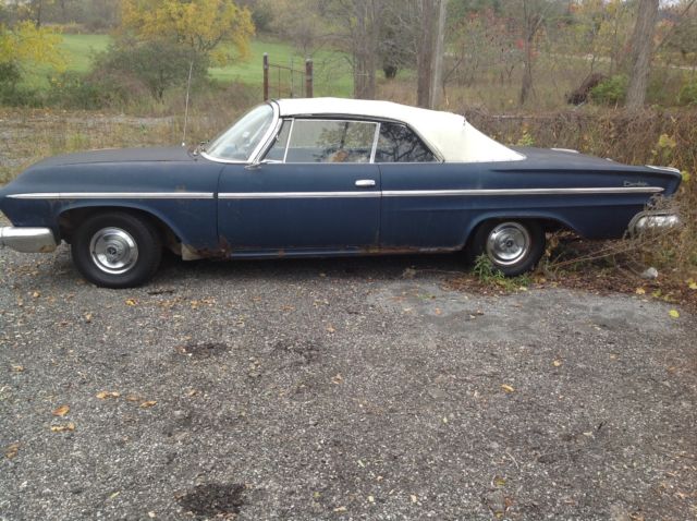 1962 Blue Dodge Polara Convertible
