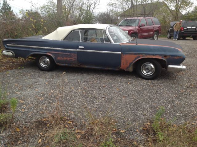 1962 Blue Dodge Polara Convertible