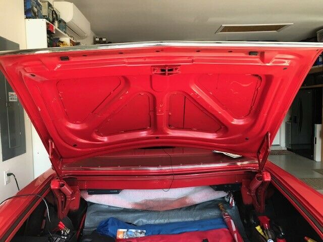 1962 Red with white top Dodge Dart Convertible