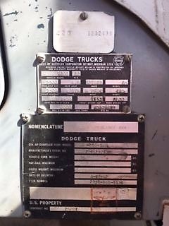 1962 Gray Dodge Power Wagon