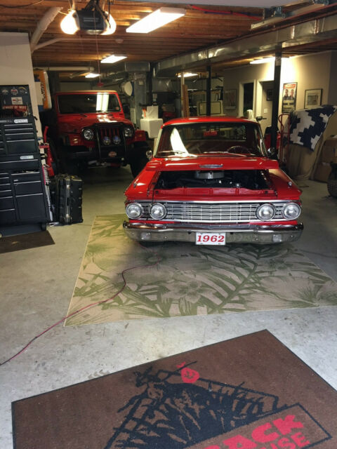 1962 Red Ford Fairlane Sedan