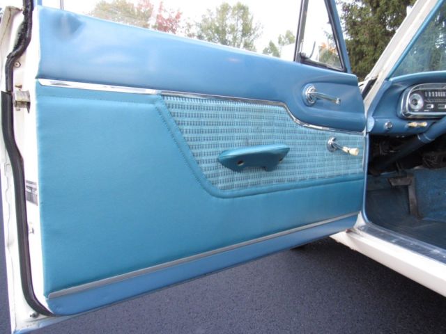 1962 White Ford Falcon Coupe