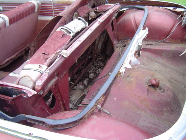 1962 Burgundy Ford Galaxie Convertible