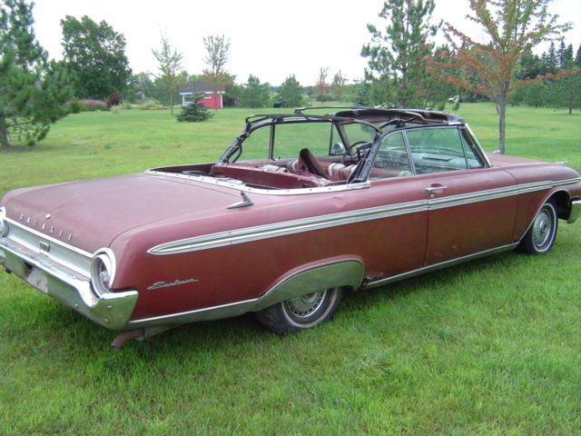 1962 Burgundy Ford Galaxie Convertible