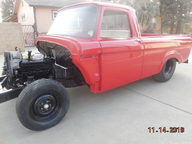 1962 Red Ford F-150 Standard Cab Pickup