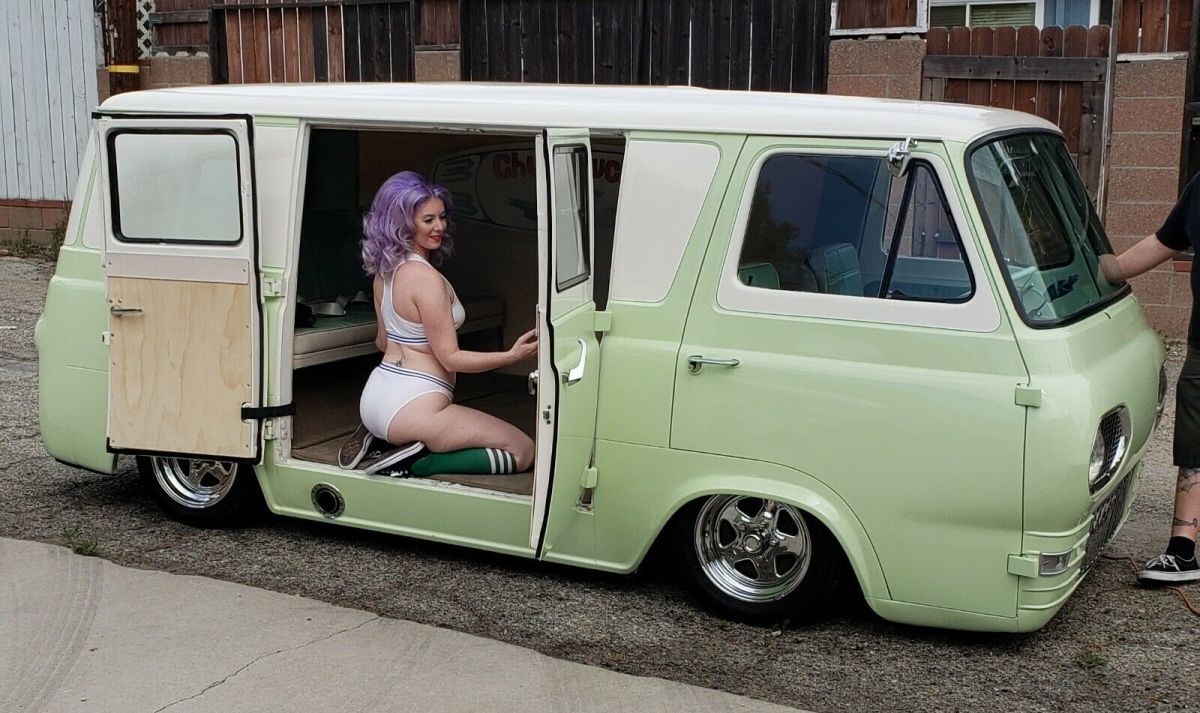 1962 Green Ford Econoline Van