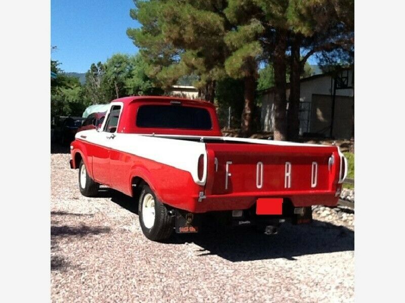 1962 Red Ford F-100 Standard Cab Pickup