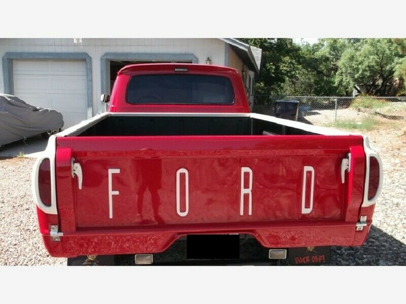 1962 Red Ford F-100 Standard Cab Pickup