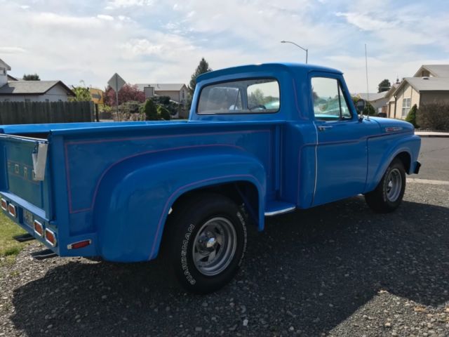 1962 Blue Ford F-100