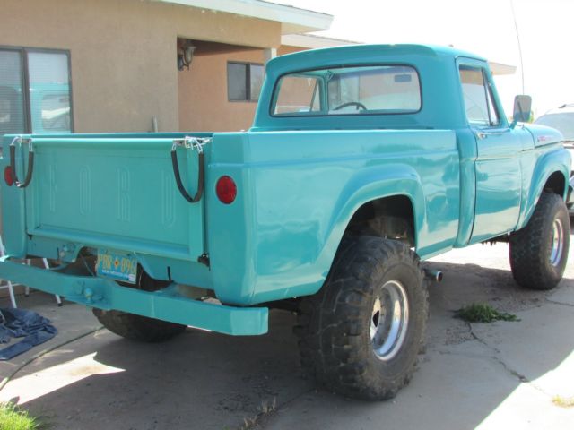 1962 Caribbean Turquoise Ford F-100 Standard Cab Pickup