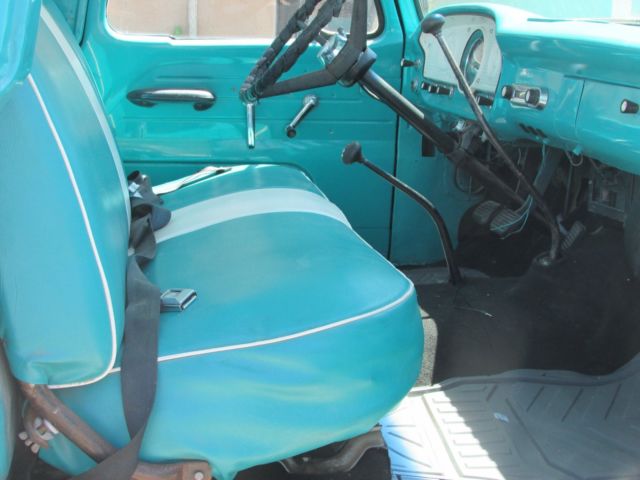 1962 Caribbean Turquoise Ford F-100 Standard Cab Pickup