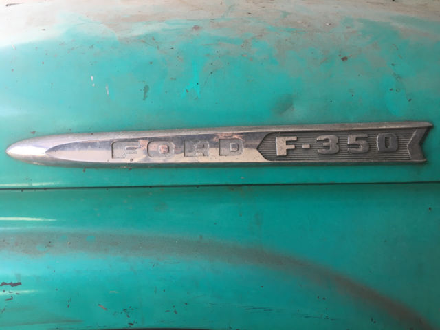 1962 Green Ford F-350 Cab & Chassis