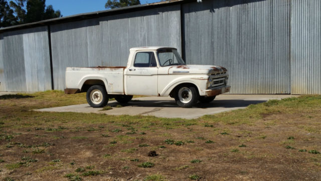 1962 White Ford F-100 Standard Cab Pickup