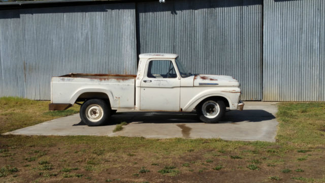 1962 White Ford F-100 Standard Cab Pickup