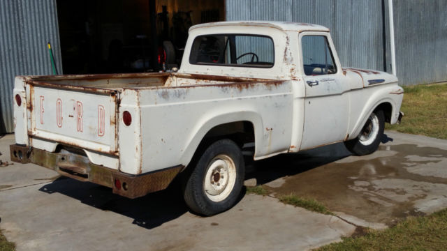 1962 White Ford F-100 Standard Cab Pickup