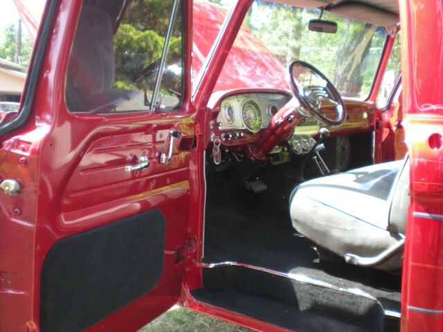 1962 Red Ford F-100 Standard Cab Pickup